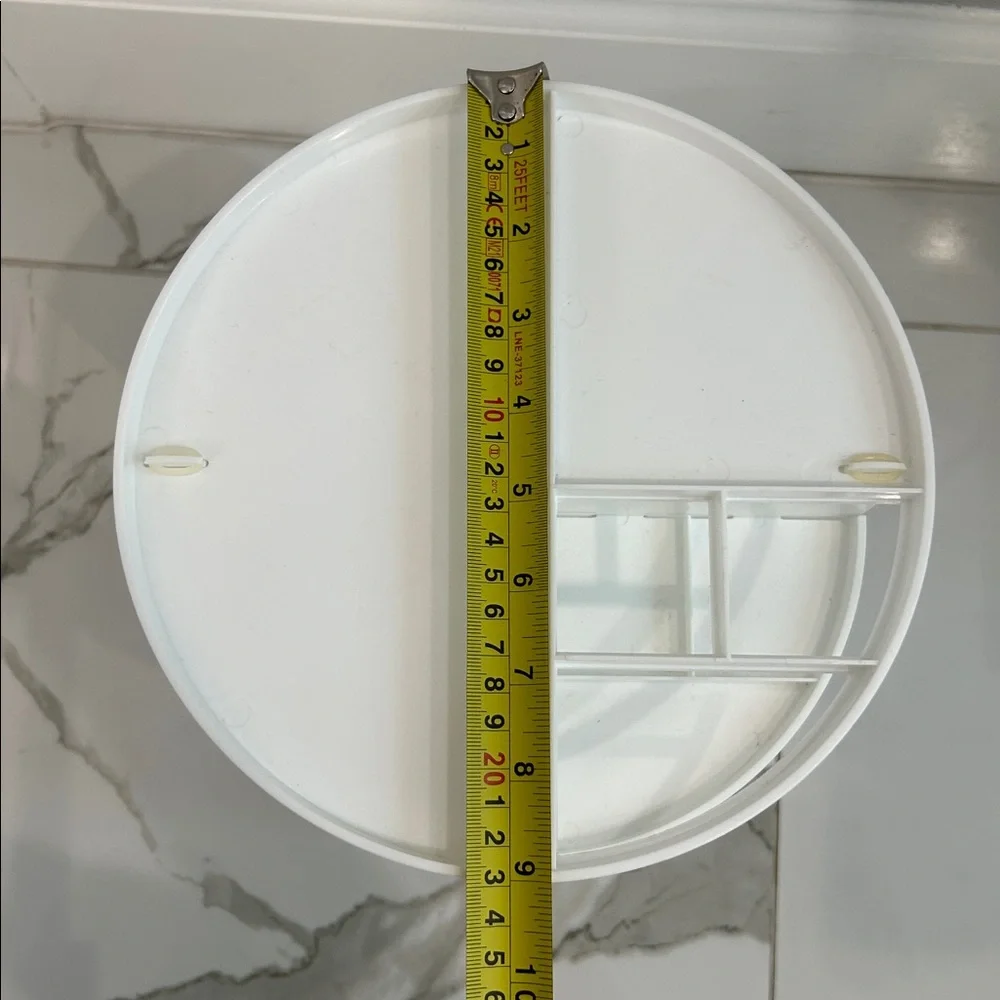 White Rotating Storage Organizer